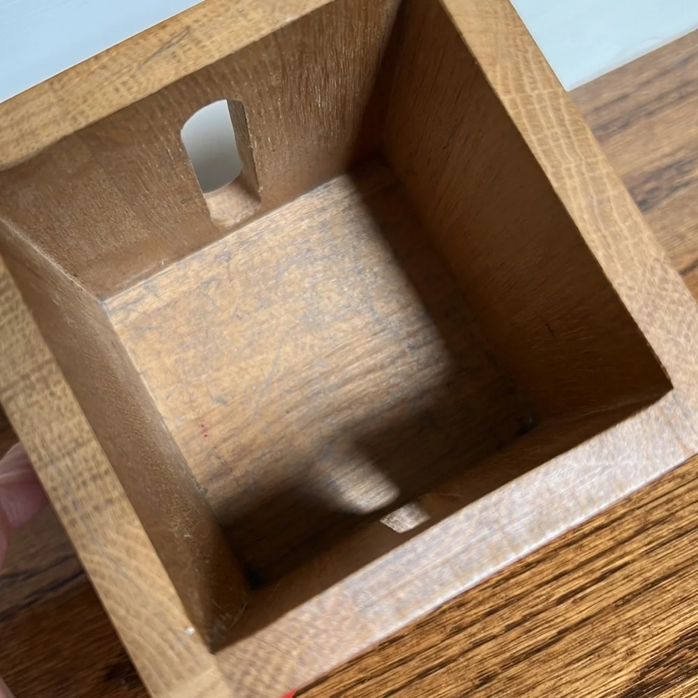 IKEA solid wood pencil pen holder